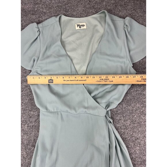 Show Me Your Mumu Audrey Maxi Dress Women's Large Green Belted Pullover - Picture 3 of 8